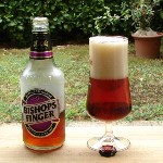 photo de la bouteille et du verre