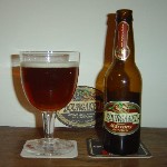photo de la bouteille et du verre