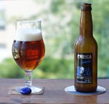 photo de la bouteille et du verre