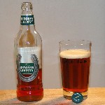 photo de la bouteille et du verre