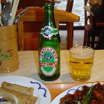 photo de la bouteille et du verre